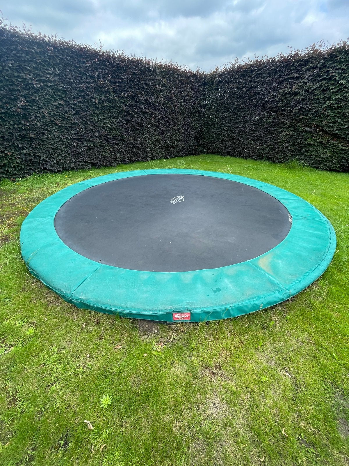 BERG AirFlow InGround Trampoline - Rond 430cm, Ophalen of Verzenden, Gebruikt
