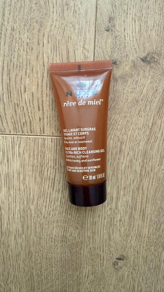 Nuxe Rêve de Miel Gezicht & Lichaam Reinigingsgel 30ml, Verzenden, Nieuw