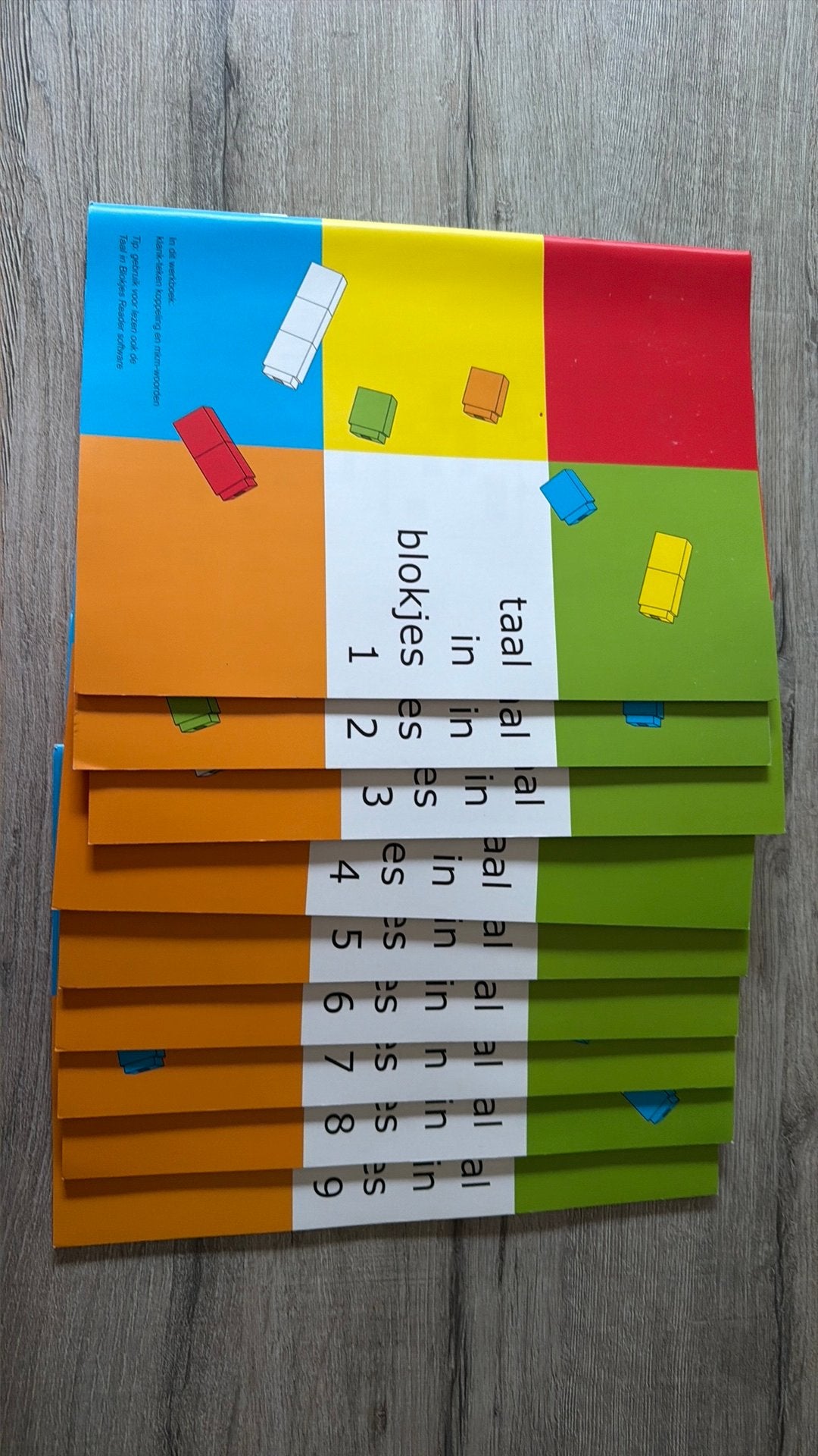 Taal in Blokjes werkboek 1 t/m 9 ongebruikt, Thalita Boumans, Nieuw, Ophalen of Verzenden, Nederlands