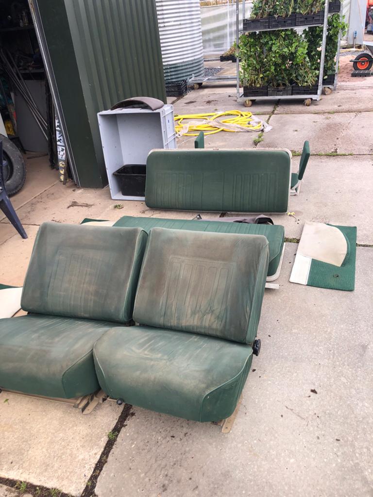 ID DS Break groen interieur met 2 strappontins, Auto-onderdelen, Interieur en Bekleding, Ophalen of Verzenden, Gebruikt, Citroën