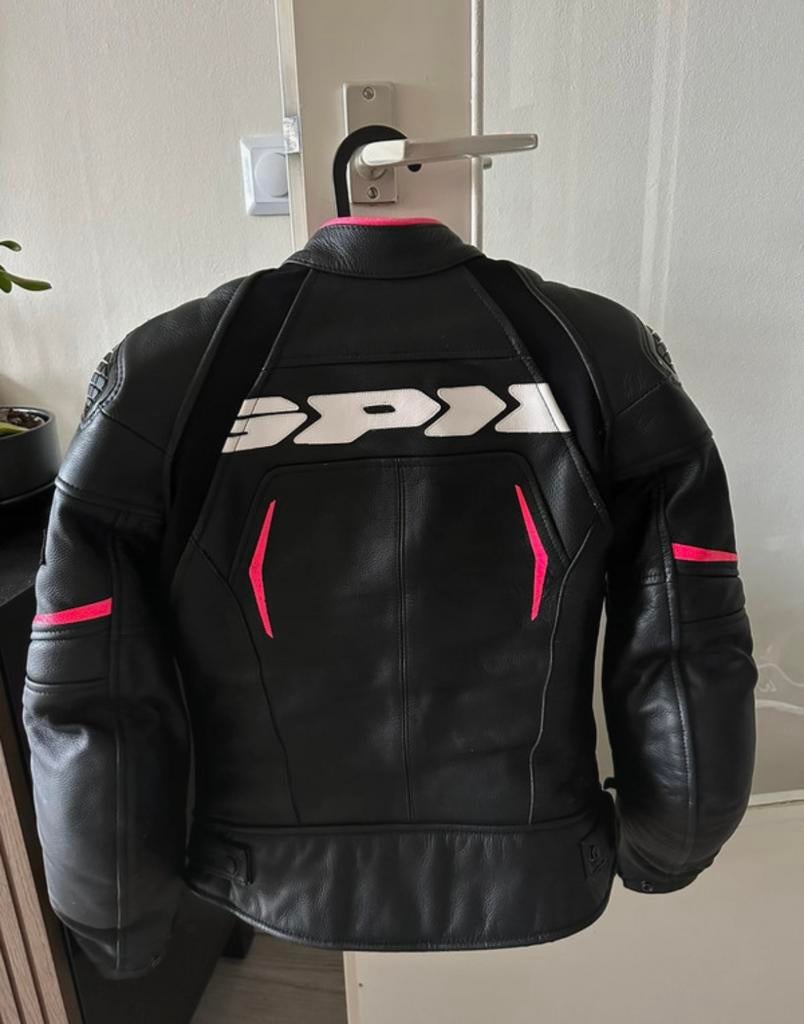 Leren Spidi motorjas, Motoren, Kleding | Motorkleding, Ophalen of Verzenden, Tweedehands, Jas | leer