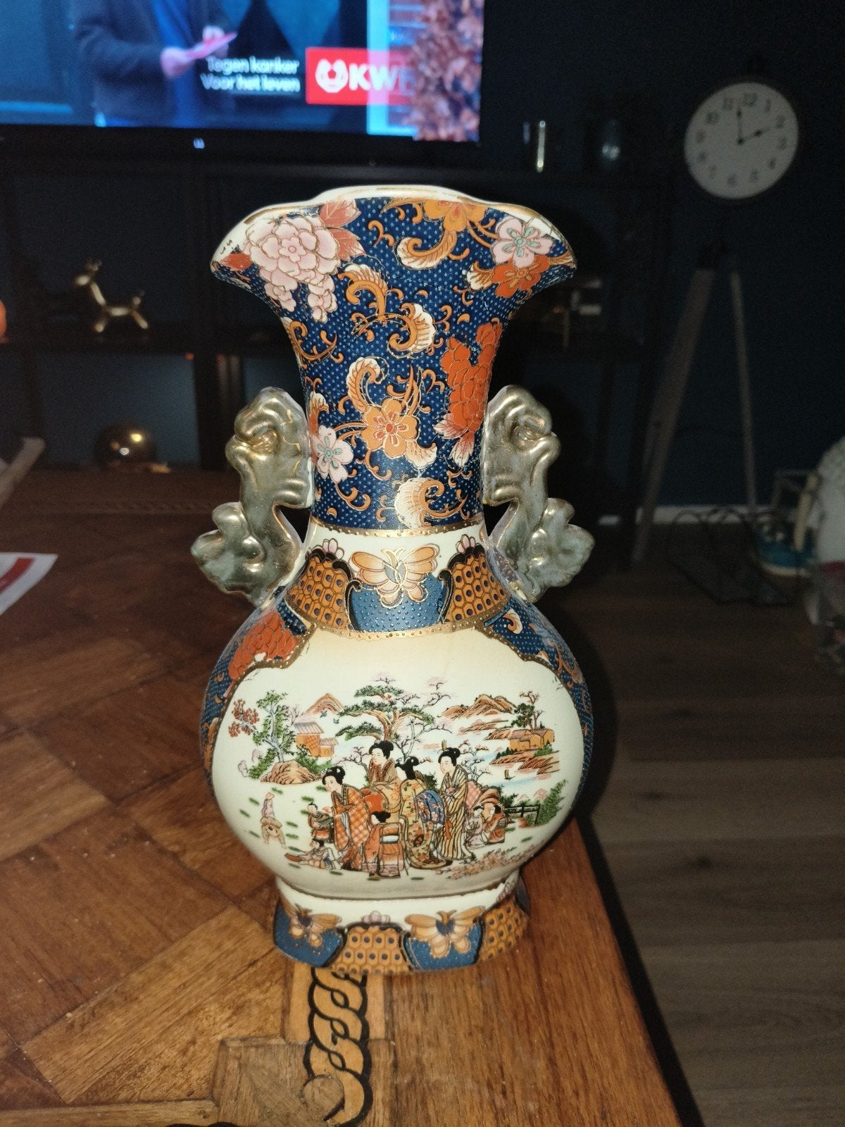 Japanse vintage vaas, Antiek en Kunst, Antiek | Vazen, Ophalen of Verzenden