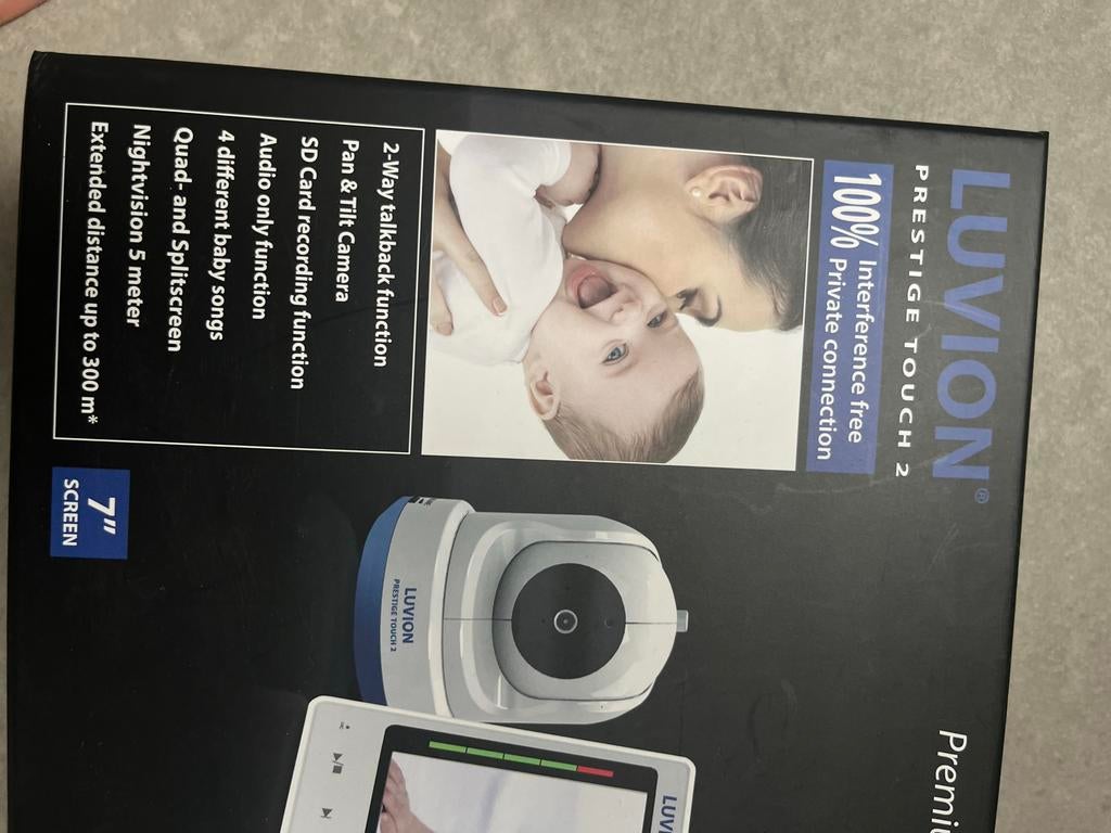 Luvion babyfoon camera (defect display), Kinderen en Baby's, Babyfoons, Ophalen, Gebruikt, 250 meter of meer, Camera