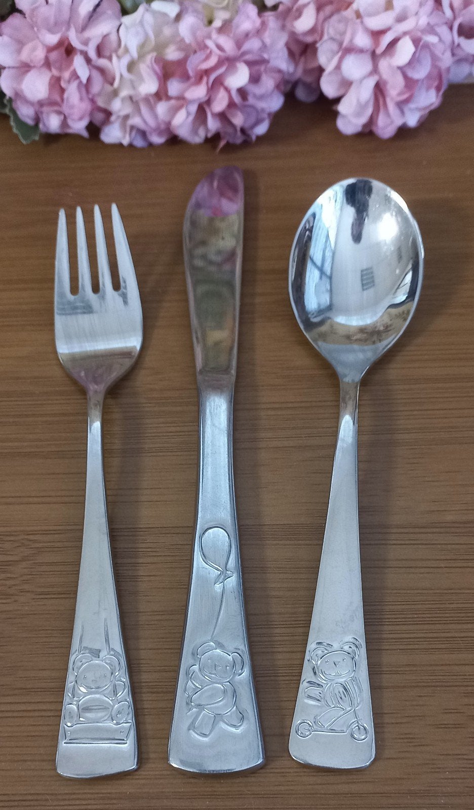 Lief kinderbestekje, 3-delig, beertje, Zwilling Henckels, Huis en Inrichting, Keuken | Servies, Ophalen of Verzenden, Zo goed als nieuw