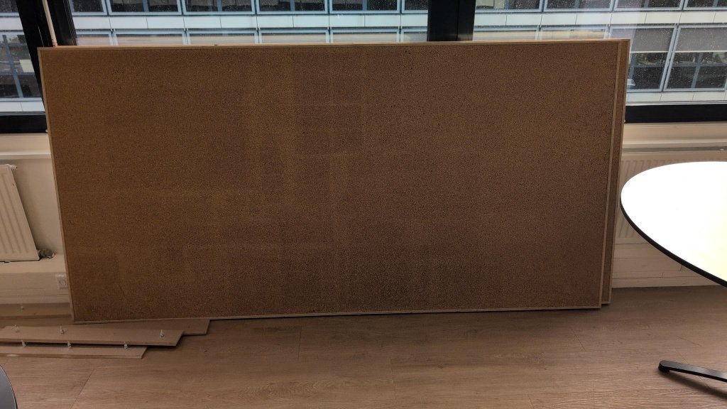 Prikbord van Kurk, Ophalen, Gebruikt