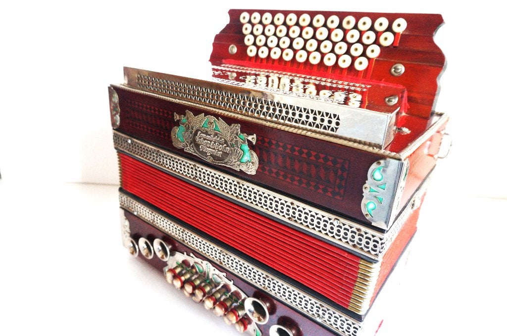 LUBAS  Steirische  harmonica  (A- E- Hb- Fis), Overige merken, Gebruikt, Overige formaten, Met koffer