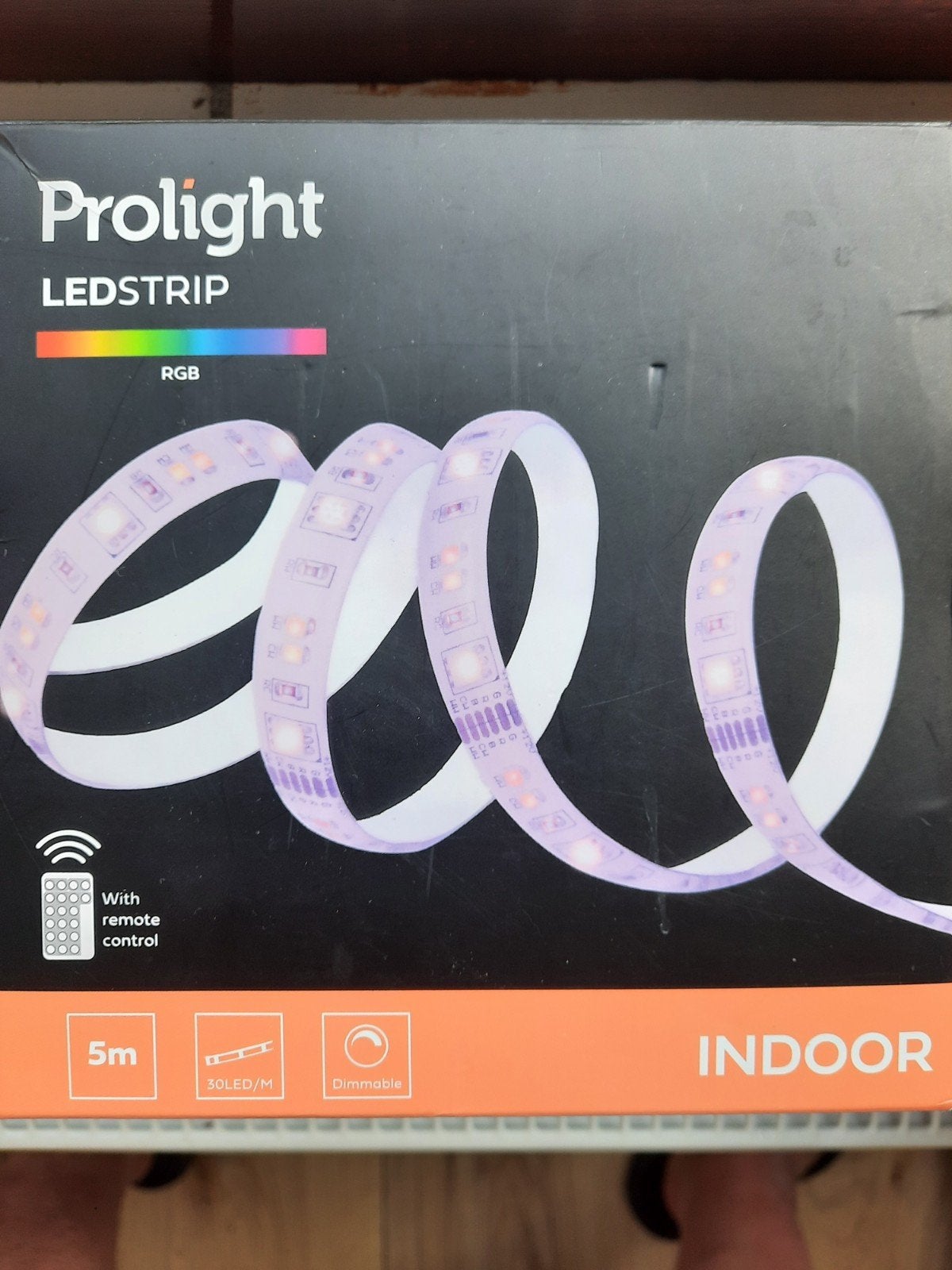Prolight LEDstrip RGB 5m dimbaar - Nieuw, Led-lamp, Meerkleurig, Kleur aanpasbaar, Nieuw