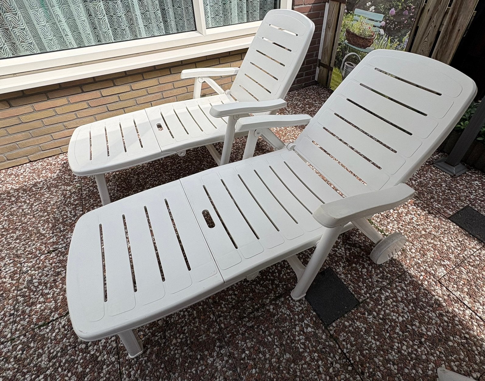 Kunstof ligbedden Flair PLaisir, Tuin en Terras, Ligbedden, Ophalen, Gebruikt, Kunststof