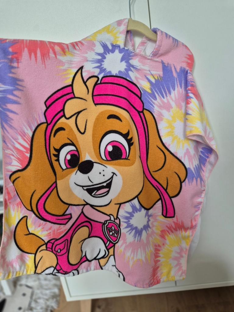 Paw Patrol Skye strandponcho - Nooit gebruikt!, Meisje, One size, Nieuw, Ophalen of Verzenden