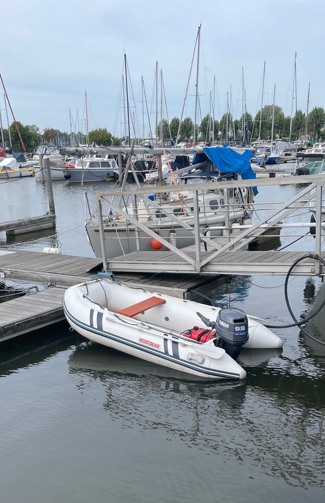 Suzumar 290 cm rubberboot + Yamaha 9.9 PK 4-takt, Watersport en Boten, Ophalen, Zo goed als nieuw