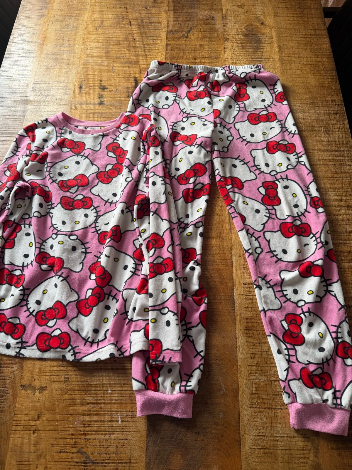 Hello Kitty Pyjama Roze - Comfortabele Nachtkleding, Nacht- of Onderkleding, Gebruikt, Meisje, Ophalen of Verzenden