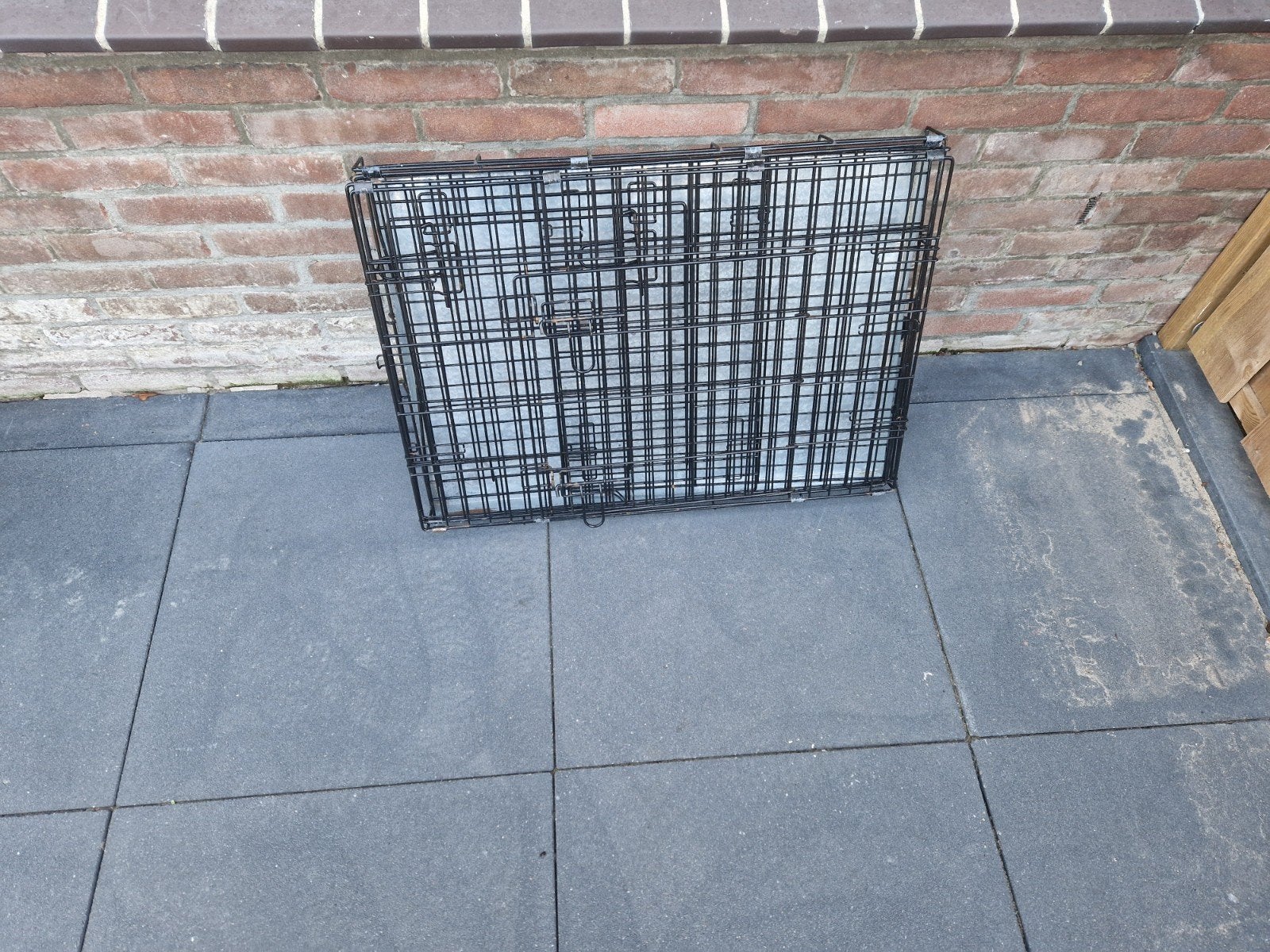 honden bench zwart, Ophalen, 65 tot 100 cm, Hondenhok, Zo goed als nieuw