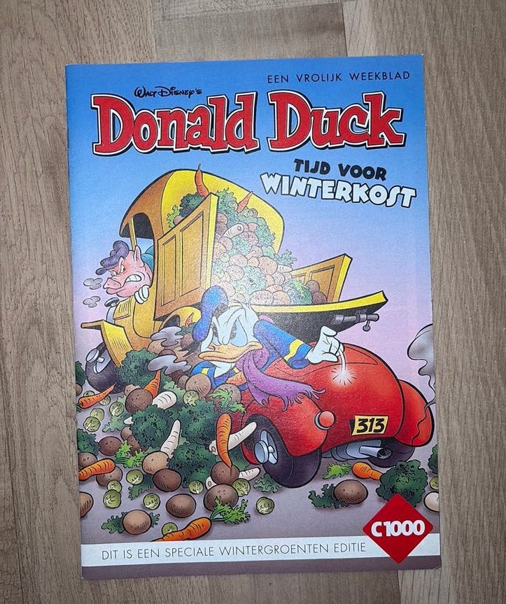 Donald Duck C1000 tijd voor winterkost, Eén stripboek, Ophalen of Verzenden, Zo goed als nieuw