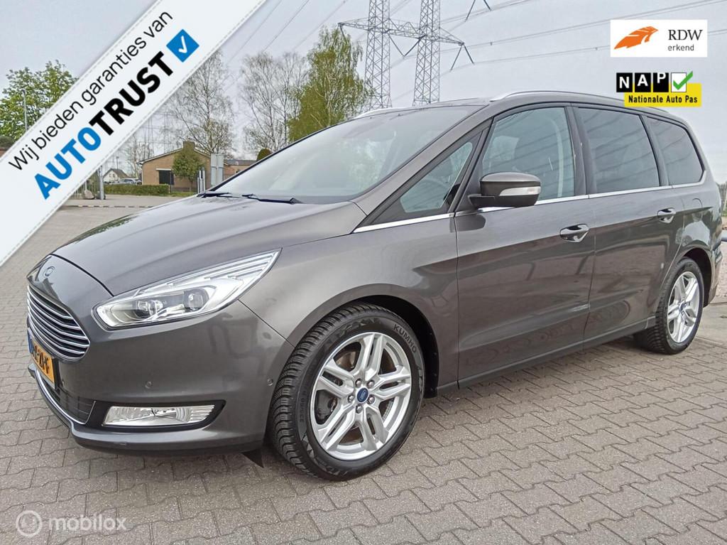 Ford Galaxy 2.0 Titanium/automaat/7 persoons/full options, Auto's, Ford, Zwart, 4 cilinders, Automatische klimaatregeling, 7 stoelen