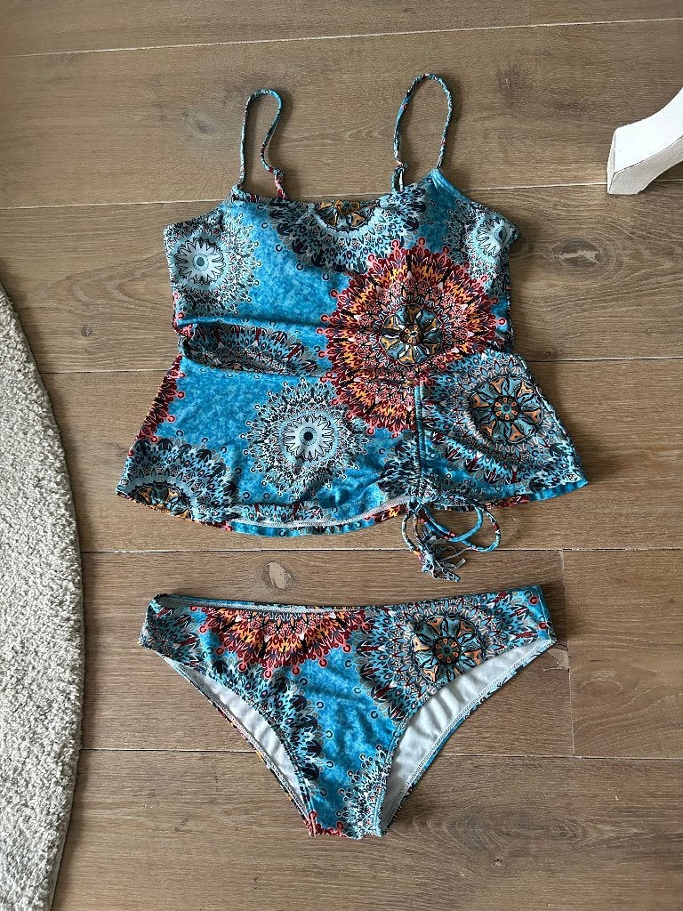 Tankini maat 42  badpak 90 C cup  zgan, Ophalen of Verzenden, Zo goed als nieuw, Overige kleuren, Badpak