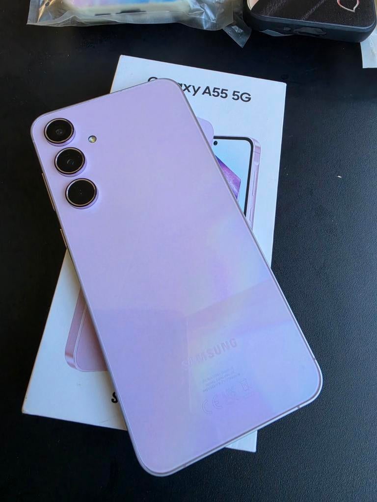 Samsung Galaxy A55 5G - Zo goed als nieuw, krasvrij, Touchscreen, Ophalen of Verzenden, Zo goed als nieuw, Android OS