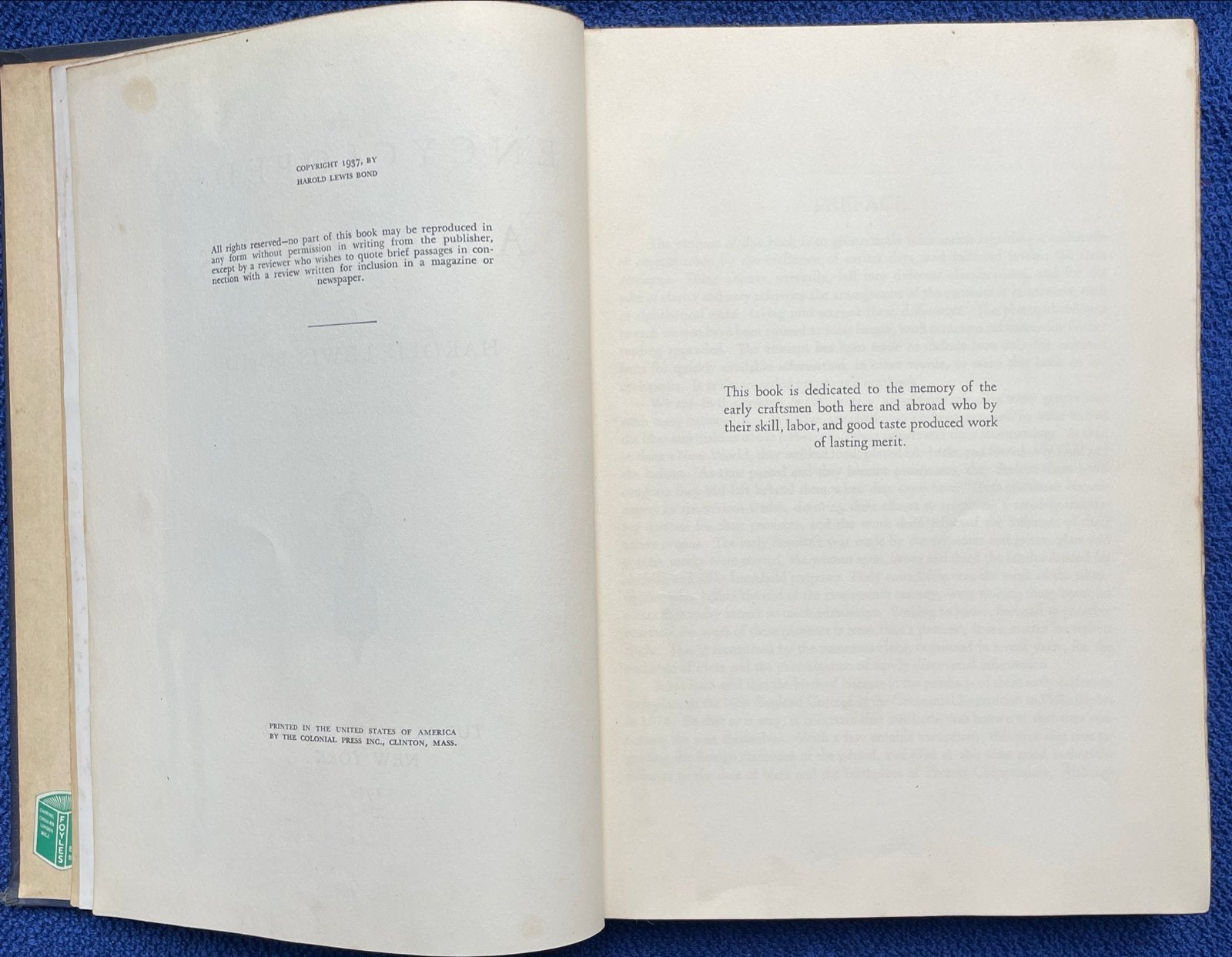 An Encyclopedia of Antiques - Harold Lewis Bond (1946), Boeken, Ophalen of Verzenden, Gelezen, Overige onderwerpen, Los deel