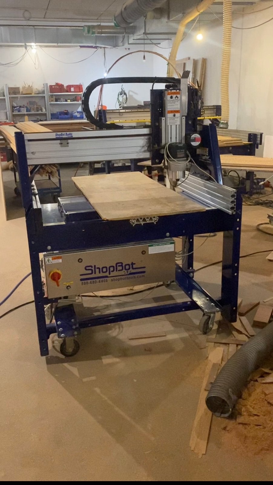 Cnc machines shopbot, Ophalen, Zo goed als nieuw, Afzuiger