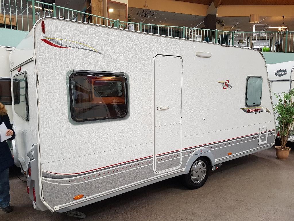 Caravan Sterckeman Evolution Comfort 470CP 2010, Caravans en Kamperen, Caravans, Omvormbare zithoek, Sterckeman, Treinzit, 750 - 1000 kg
