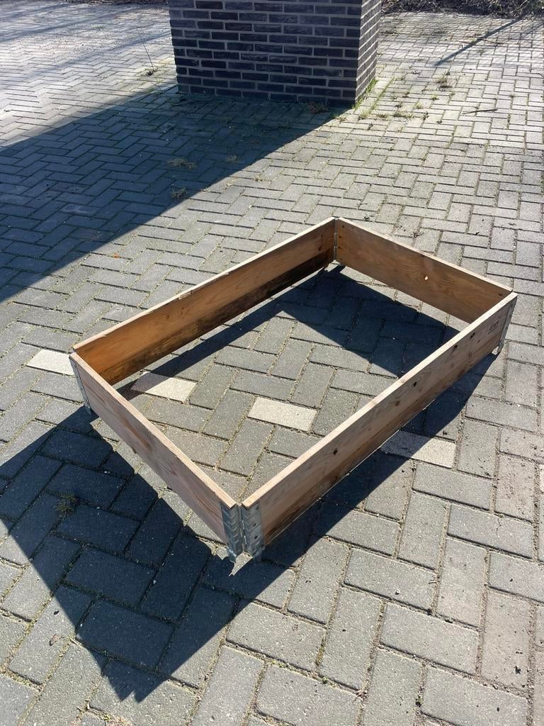 Palletrand plantenbak opzetrand europallet huur of koop, 100 cm of meer, 60 cm of meer, Ophalen of Verzenden, Zo goed als nieuw