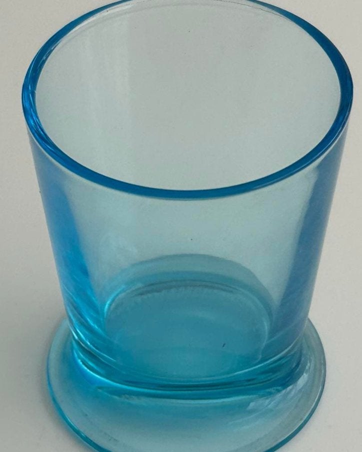 Iittala Blauw waterglas'Boy' ontwerp Stefan Lindfors Iittala, Ophalen of Verzenden