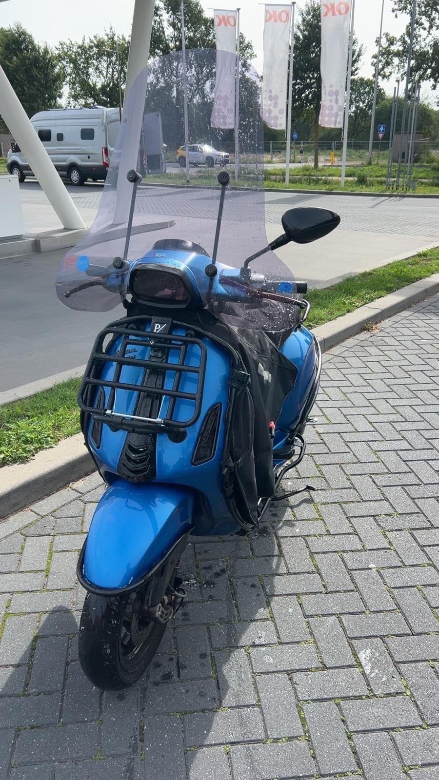 Vespa sprint 2016 brom | Mat blauw | 50cc, Ophalen, Gebruikt, Overige modellen, Maximaal 45 km/u