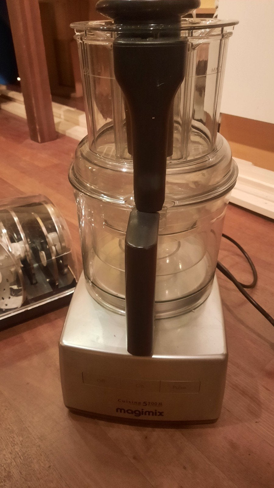 Magimix Cuisine 5200 XL Automatic Foodprocessor, 4 liter of meer, Gebruikt, 3 snelheden of meer, Ophalen of Verzenden