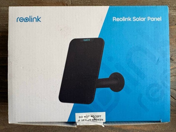 Reolink Zonnepaneel voor Beveiligingscamera's - Nieuw, Audio, Tv en Foto, Videobewaking, Ophalen of Verzenden, Zo goed als nieuw
