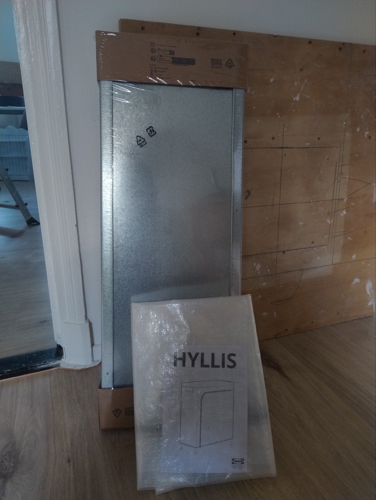 IKEA HYLLIS Stellingkast met hoes - 60x27x74cm, Ophalen, Nieuw
