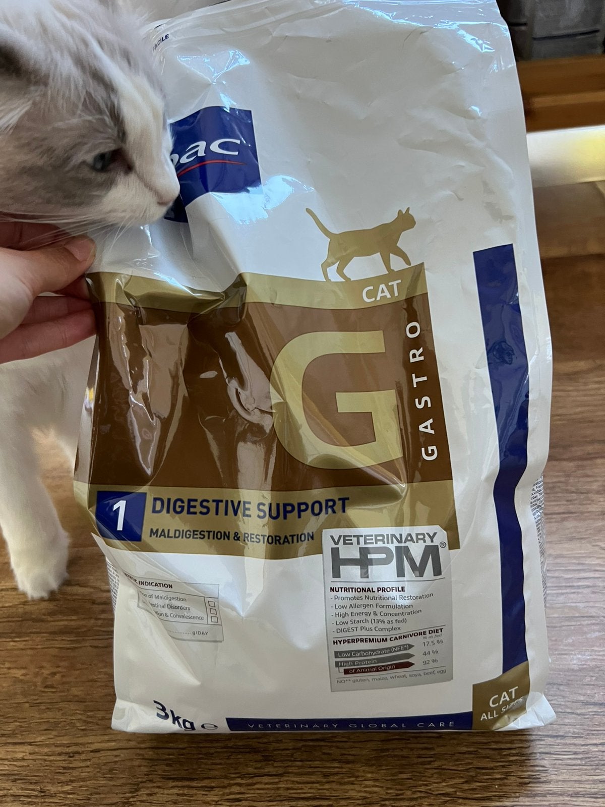 Virbac digestive voeding voor katten, Ophalen, Kat