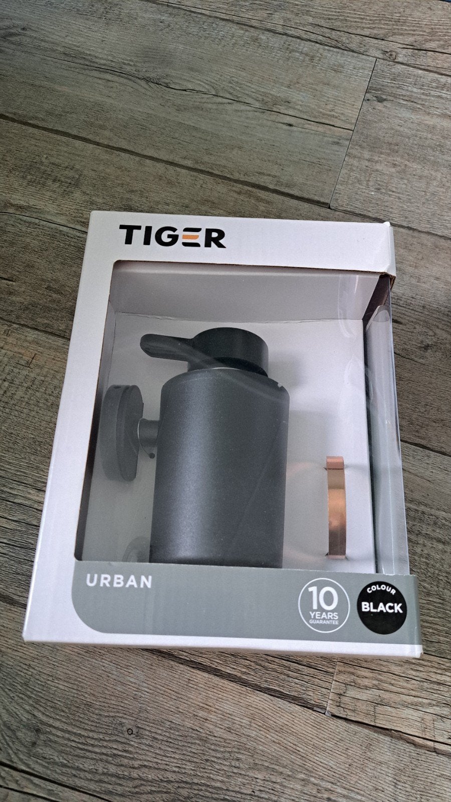 Tiger Urban Zeepdispenser Zwart - Nieuw in doos, Ophalen of Verzenden, Nieuw, Zwart, Overige typen