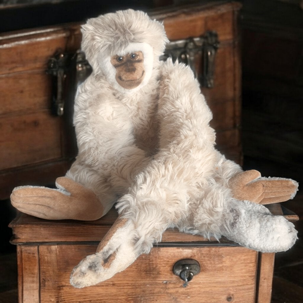 Grote slinger aap gibbon knuffel vermoedelijk Steiff vintage, -, -, Ophalen of Verzenden, Zo goed als nieuw