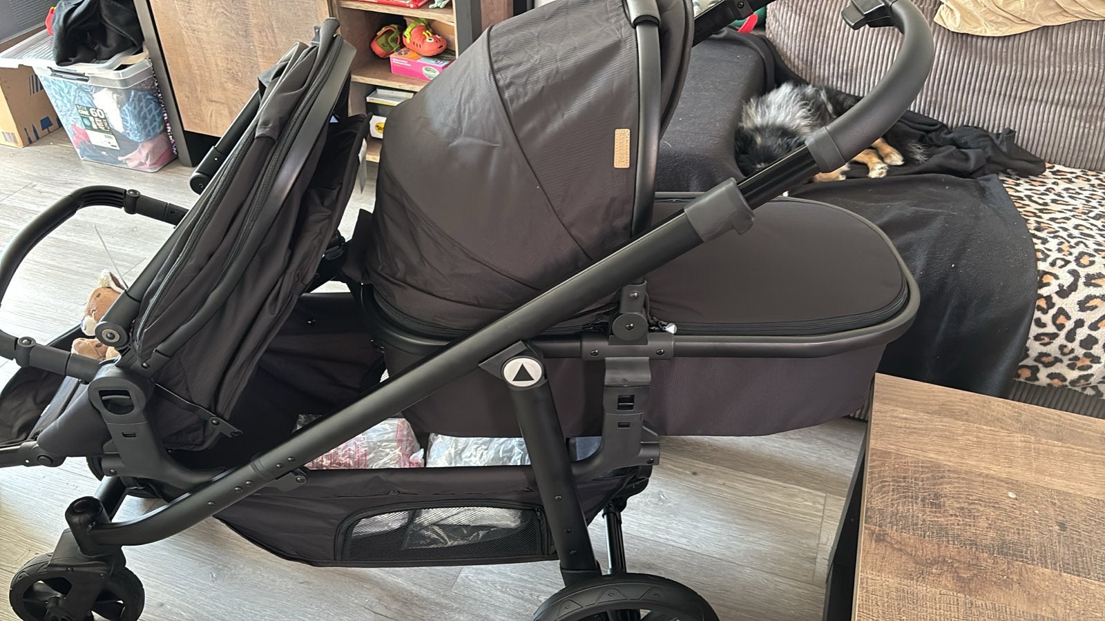 Zo goed als nieuwe kinderwagen - 3 weken gebruikt, Ophalen of Verzenden, Zo goed als nieuw, Met reiswieg, Kinderwagen