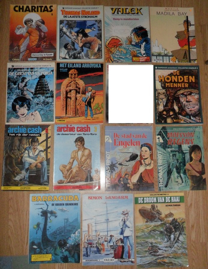 Partij 14x YALEK Madila CLIFF BURTON ARCHIE CASH Rindt, Meerdere stripboeken, Ophalen of Verzenden, Gelezen