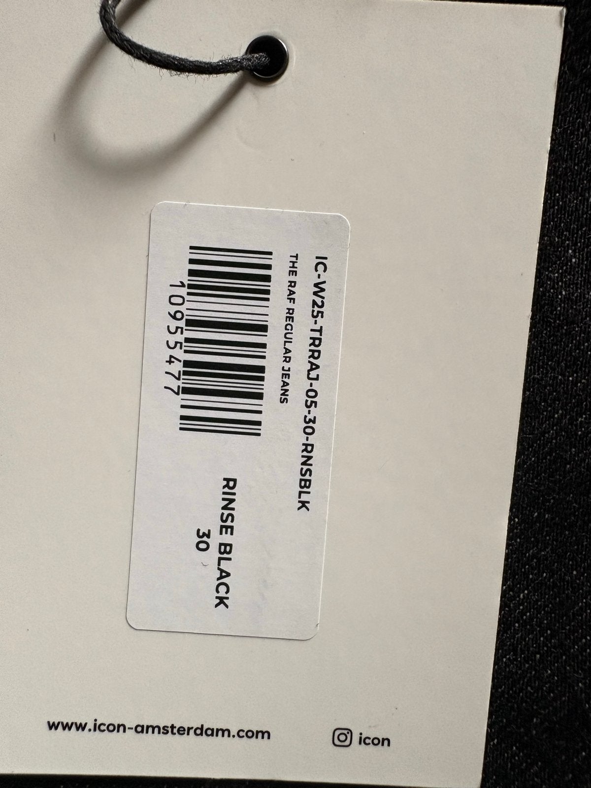 ICON. Amsterdam The Raf Regular Jeans - Nieuw, Kleding | Heren, Ophalen of Verzenden, Nieuw, Zwart, W32 (confectie 46) of kleiner