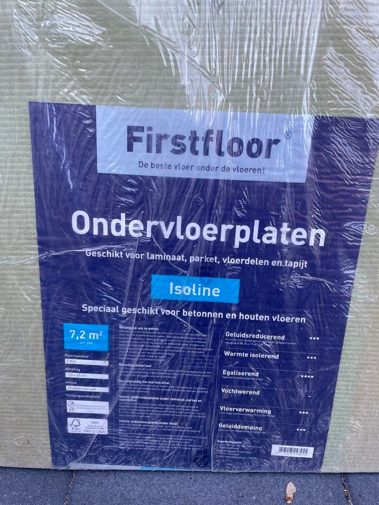 Ondervloer platen, Ophalen, Overige materialen, 30 cm of meer, 50 tot 150 cm