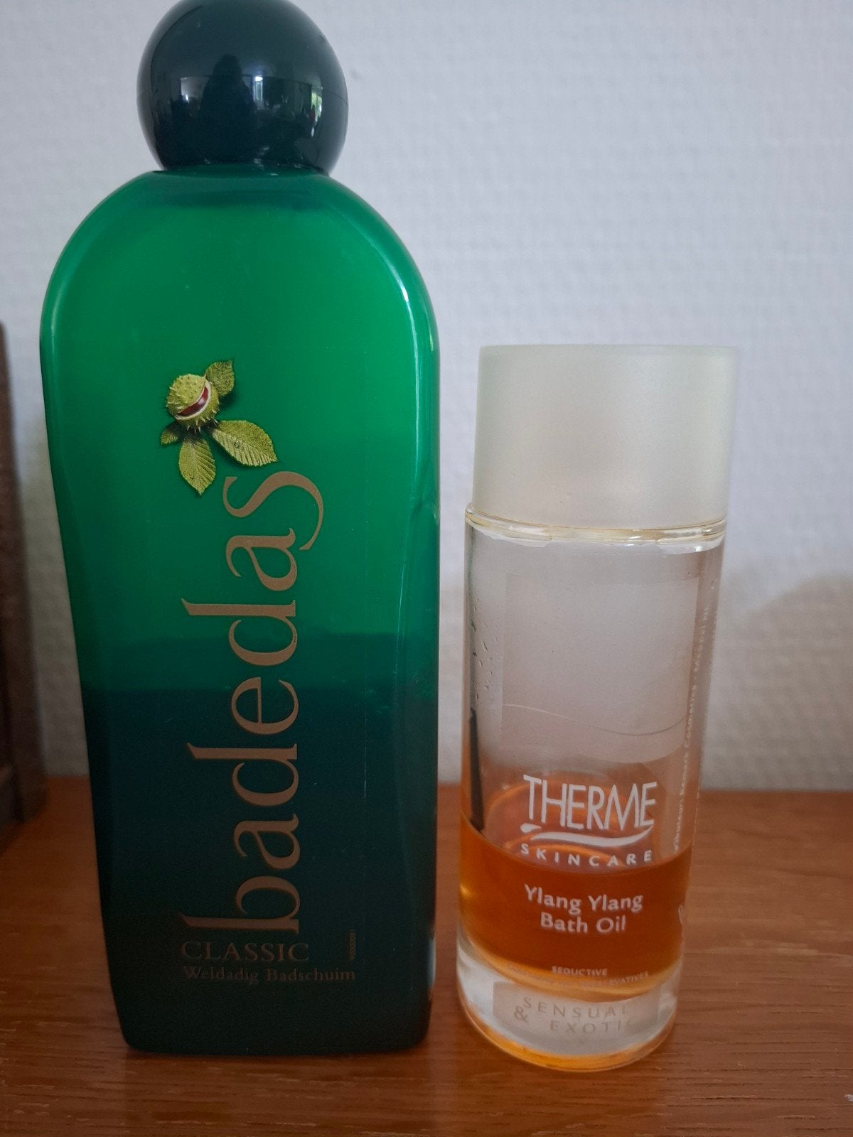 Badedas badschuim & Therme badolie - 1 koop, Verzenden, Gebruikt, Bad & Douche