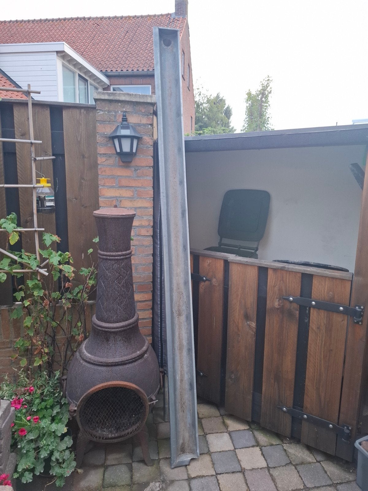 zinken goot, M30, 257 lang met beugels., Ophalen, Overige materialen, Gebruikt, Overige typen