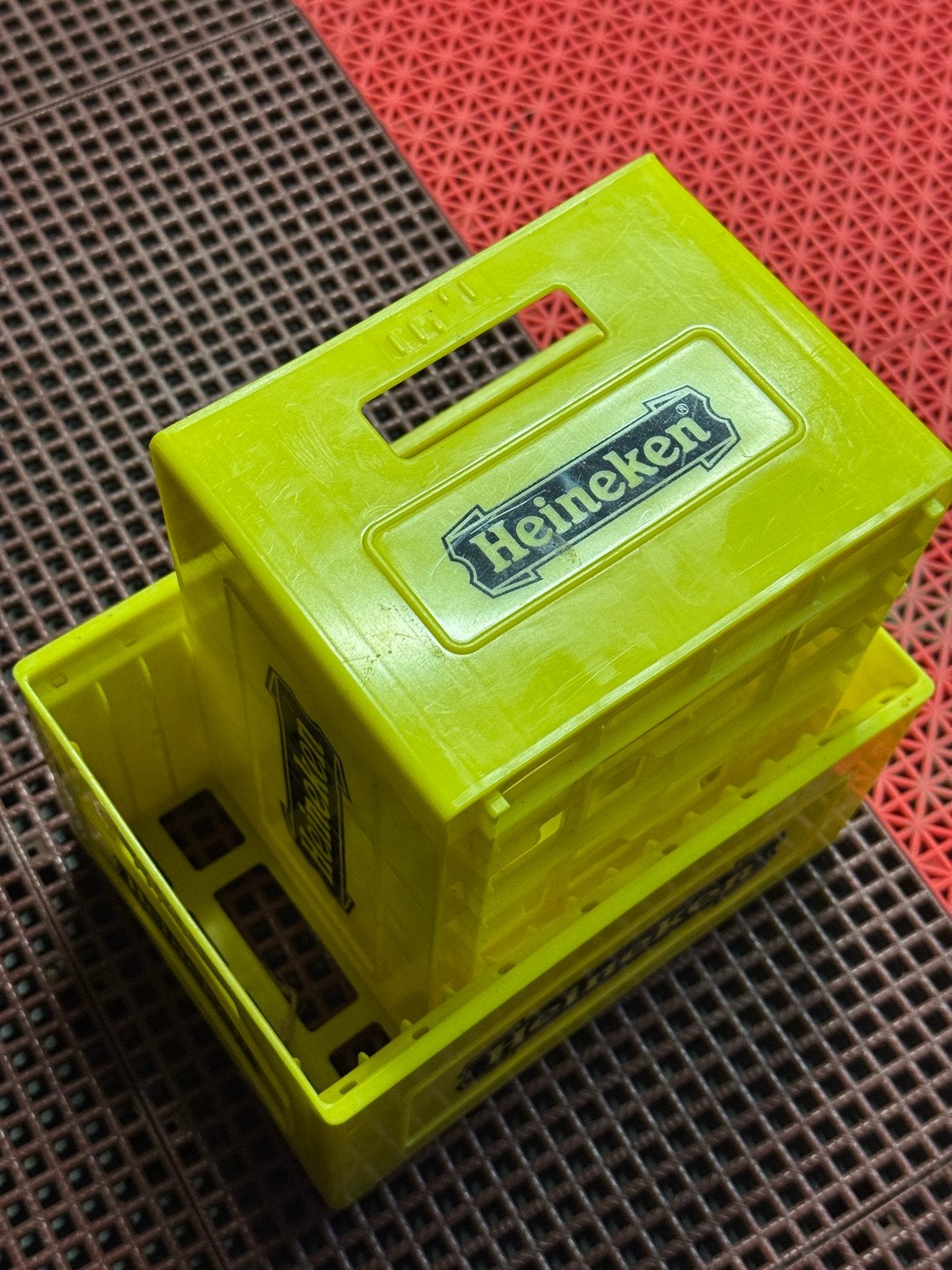 Heineken CD rekje voor 14 cd's, Kunststof, Gebruikt, Minder dan 25 discs, Ophalen of Verzenden