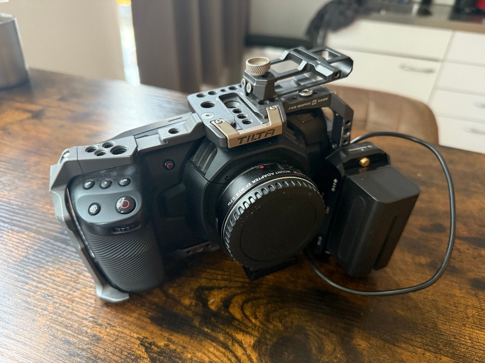 Blackmagic Design Pocket Cinema Camera 4K met Tilta Cage, Overige merken, Full HD, Gebruikt, Overige soorten