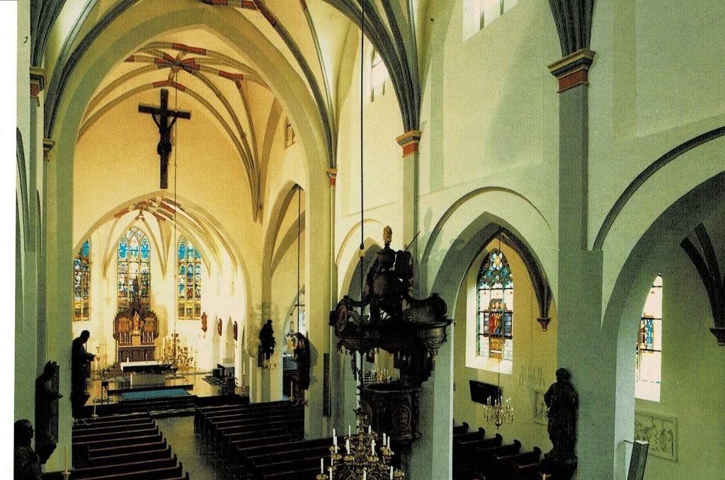 Den Dungen, interieur Kerk, Verzamelen, Ophalen of Verzenden, Ongelopen, Noord-Brabant