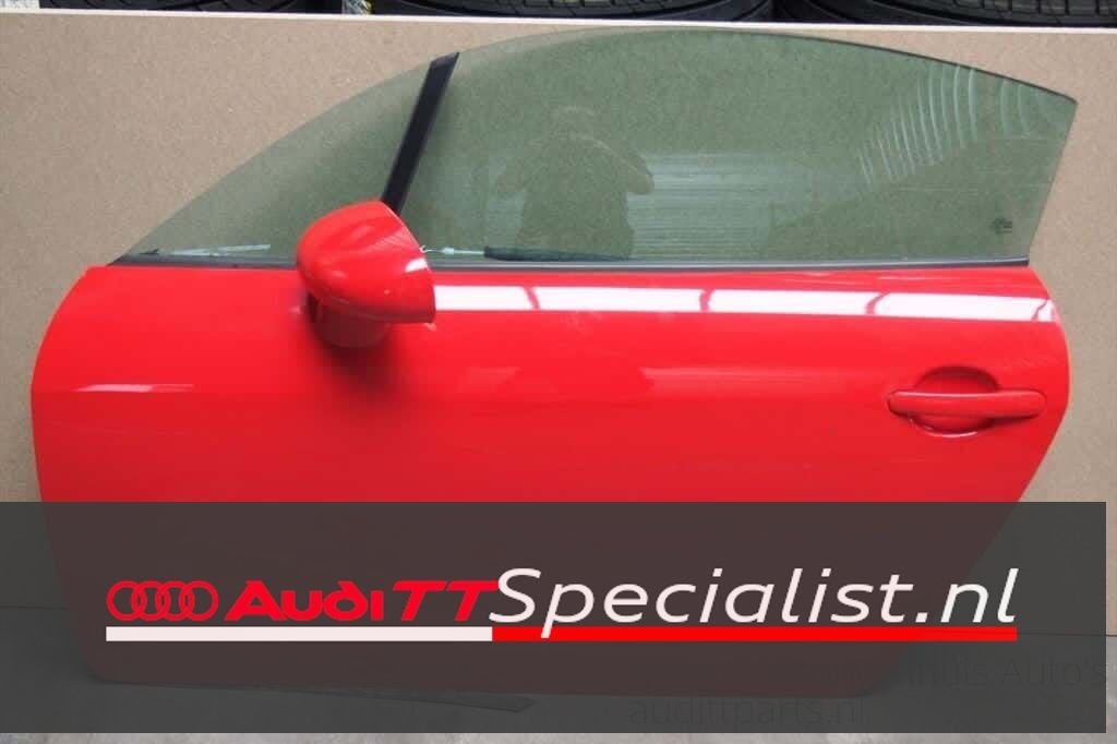 Linker voor portier rood Audi TT Coupe, Ophalen, Gebruikt, -, Deur
