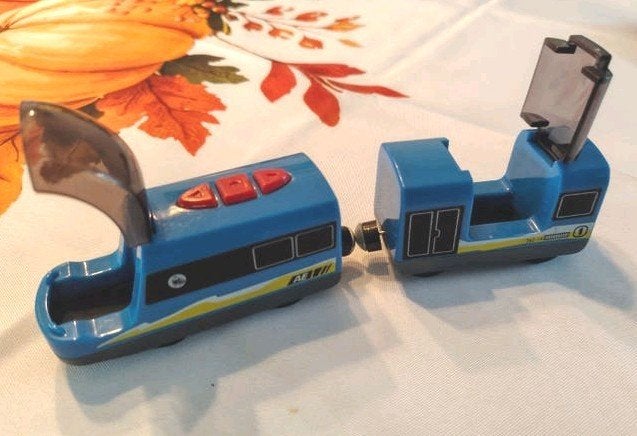 Playtive Trein voor Houten Treinbaan - Getest en Werkend, Ophalen of Verzenden, Gebruikt