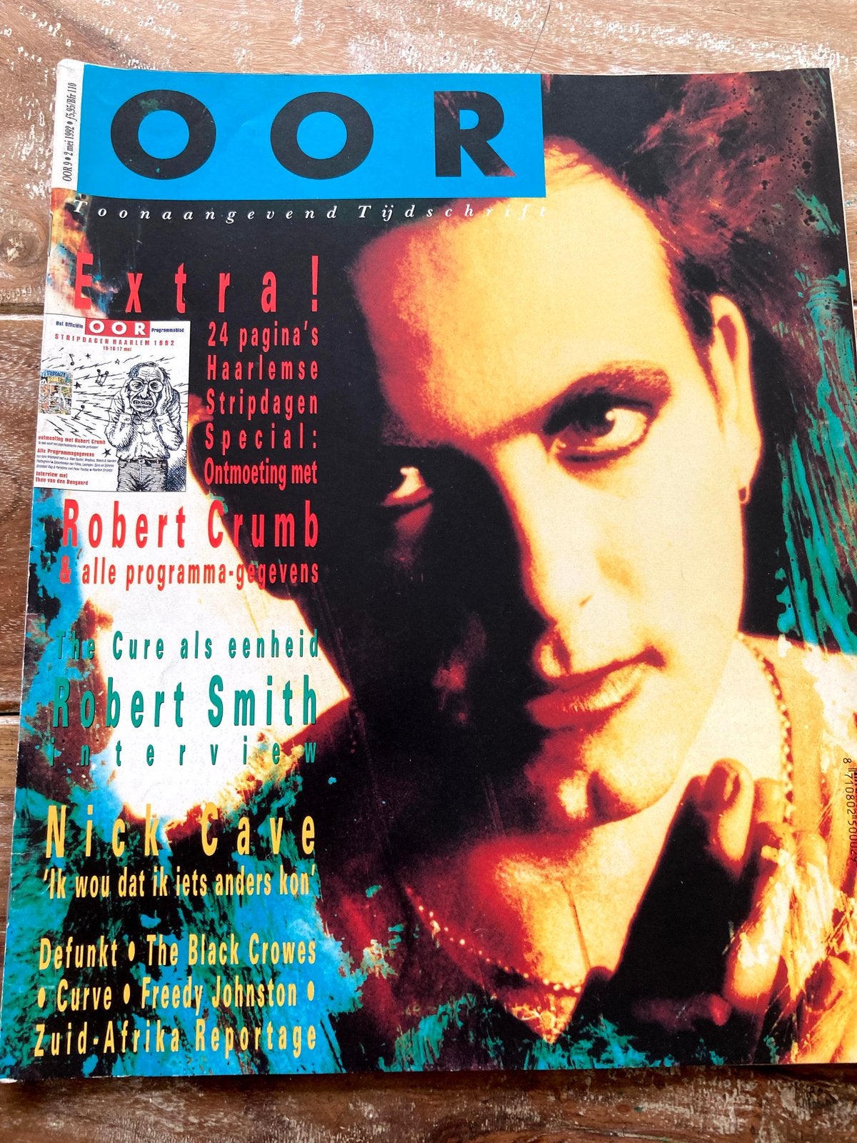 OOR Magazine 1992 THE CURE Black Crowes NICK CAVE Charlatans, Ophalen of Verzenden, Zo goed als nieuw, Muziek, Film of Tv