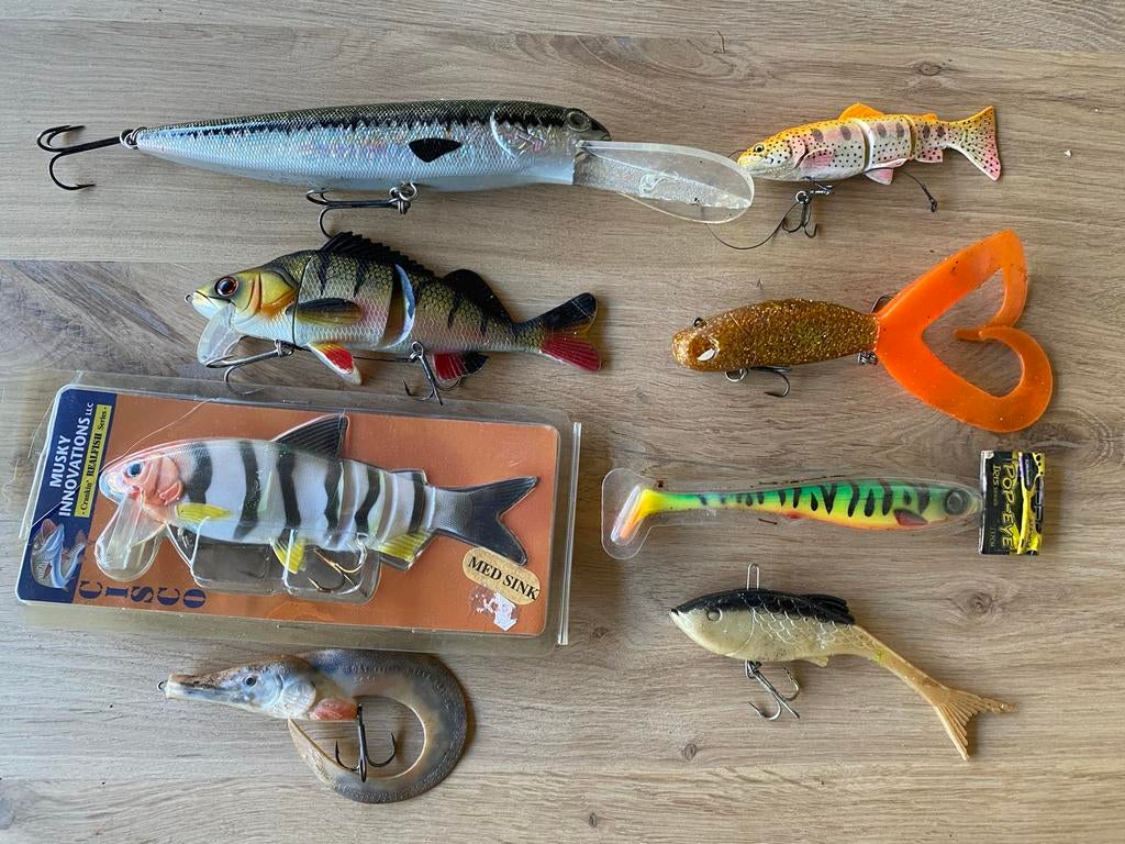 Diverse kunstaas set: Musky, Westin, Spro, Sossy, Manns, Dam, Watersport en Boten, Hengelsport | Roofvissen, Ophalen of Verzenden