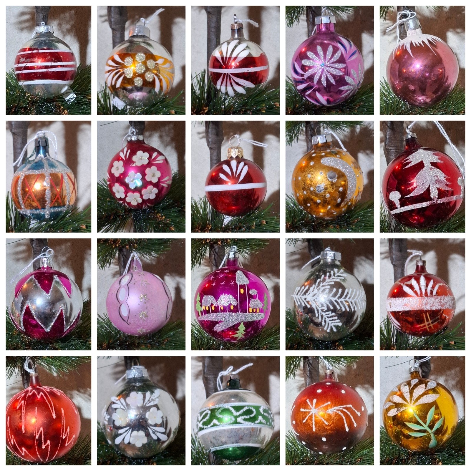 oude antiek vintage kerstballen webwinkel webshop, Diversen, Ophalen of Verzenden, N, T, V