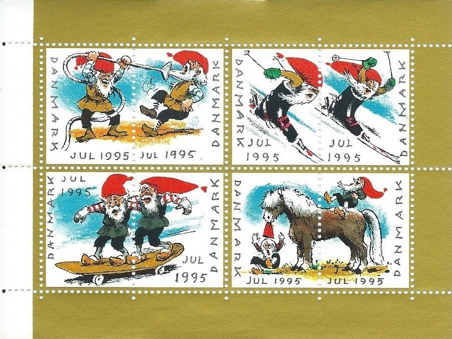 Denemarken - Kerst 1995 - Drukproces - Setje - Postfris, Ophalen of Verzenden, Denemarken, Postfris