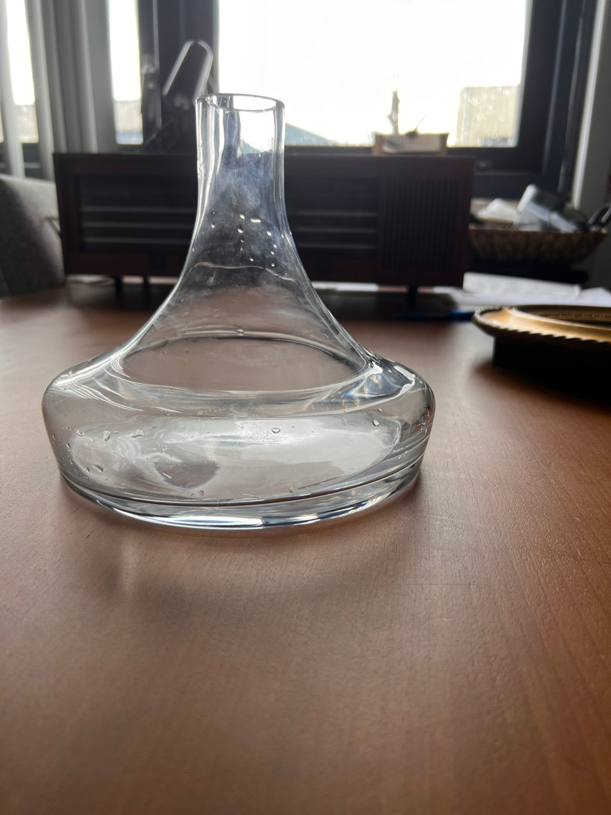 Vintage Design Wijnkaraf Decanter Kwaliteitsglas (Leerdam?), Ophalen