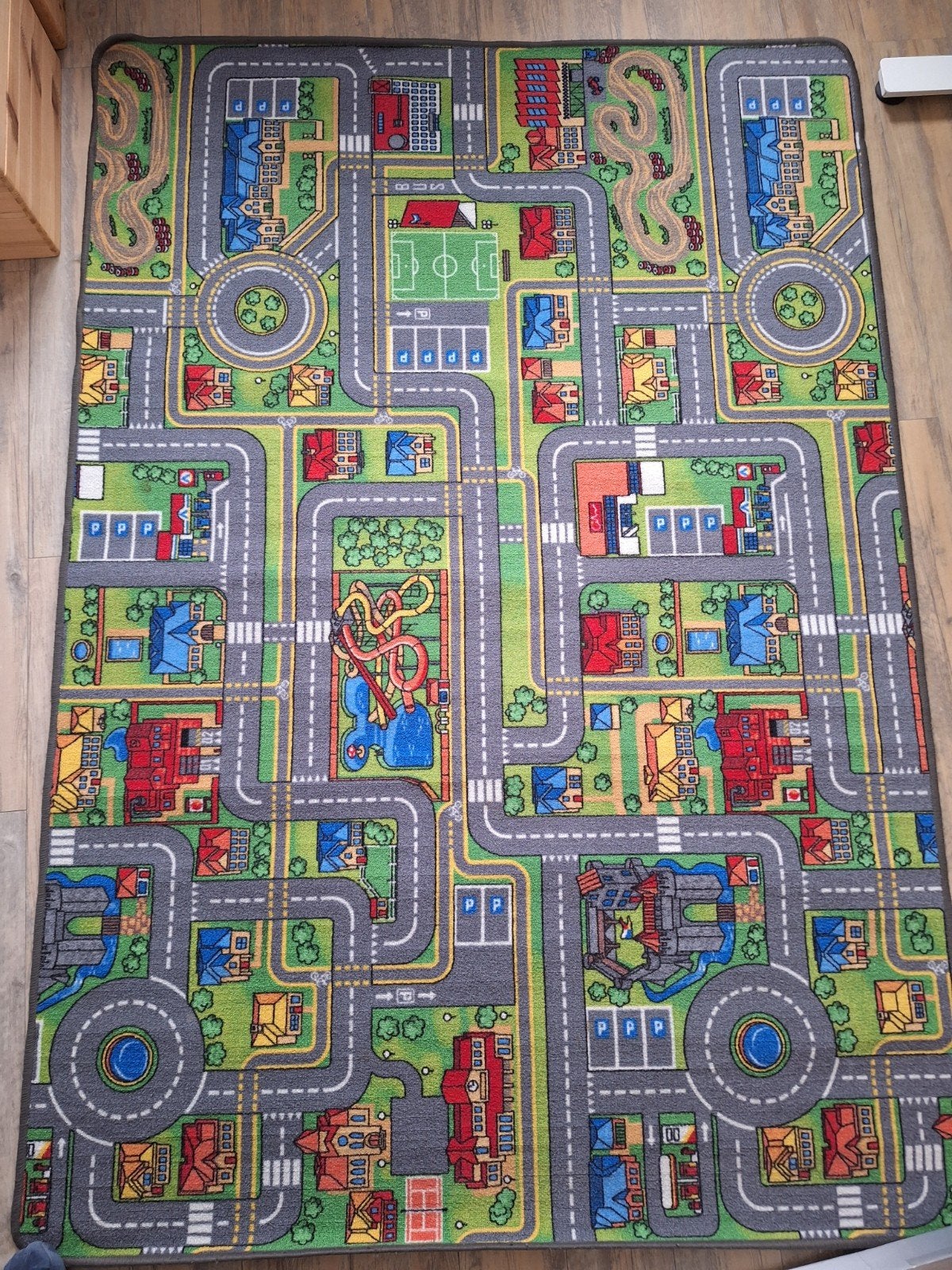 Speelkleed City 140x200 cm - Stadsavontuur voor Kinderen, Ophalen of Verzenden, Zo goed als nieuw