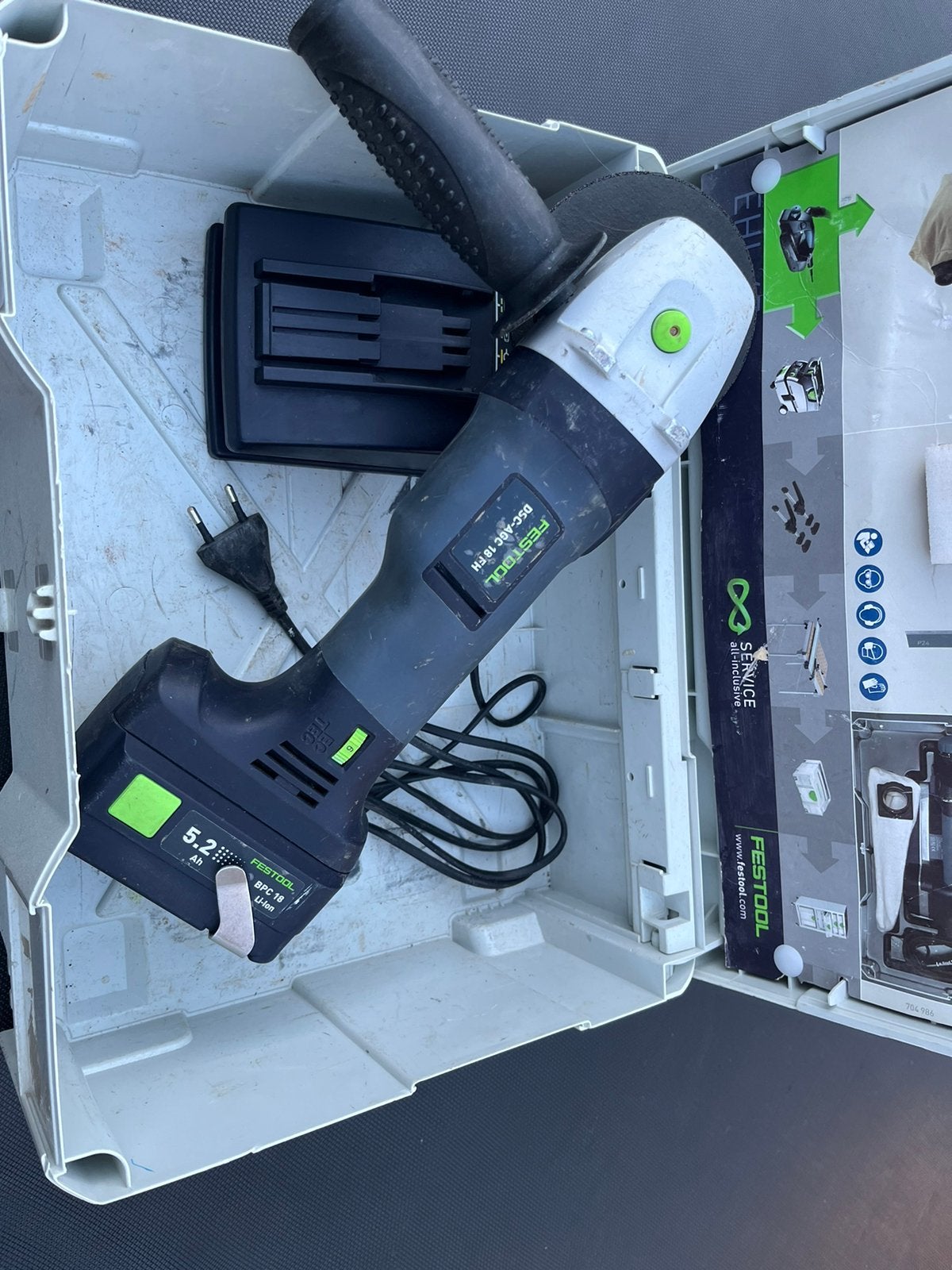 Festool DSC-AGC slijptol slijpmachine 18v
